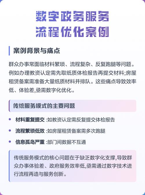 数字政务服务流程优化案例